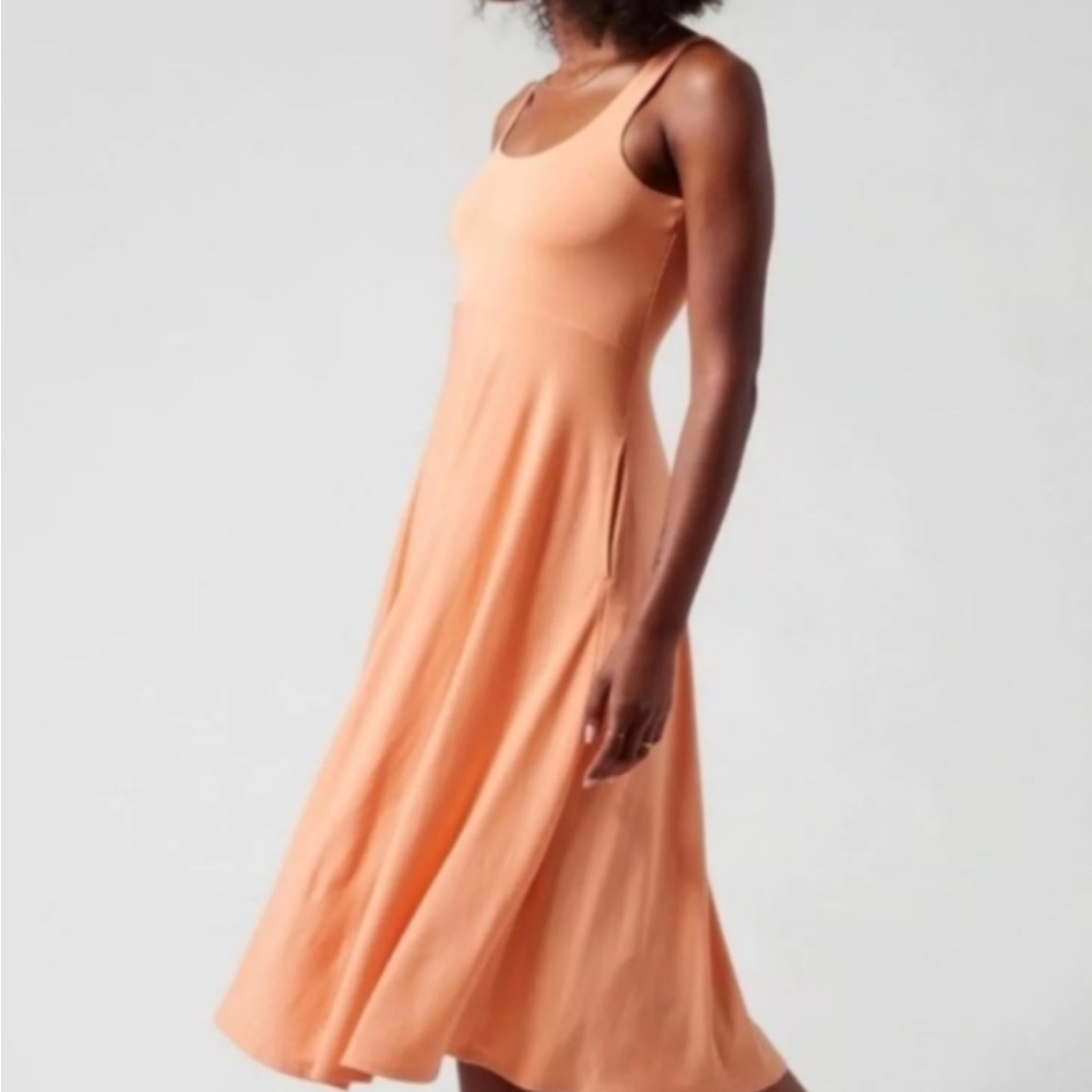 Athleta Orange Sundress